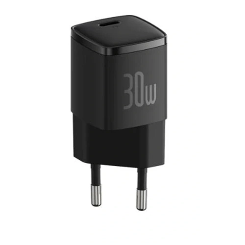 BASEUS CCXF000301 Cube Pro USB-C Hızlı Şarj Cihazı 30W Siyah
