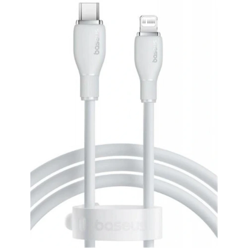 Baseus P10355701221-00 Pudding Hızlı Şarj Özellikli Type-c To Lightning 20w Kablo 1.2 M Beyaz