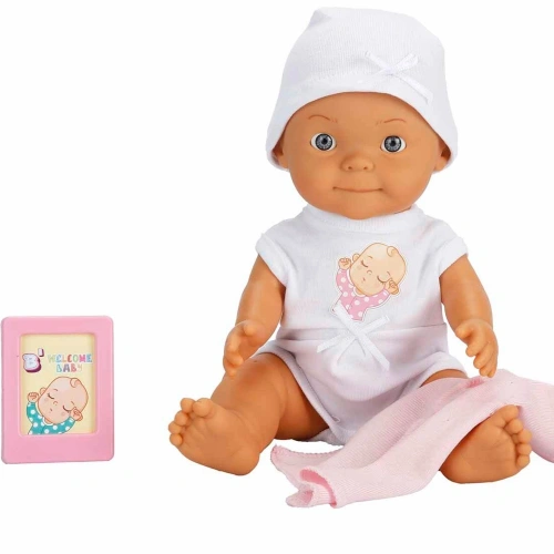Bebelou Sesli Hoş Geldin Bebeği 30 Cm Pembe S01005683
