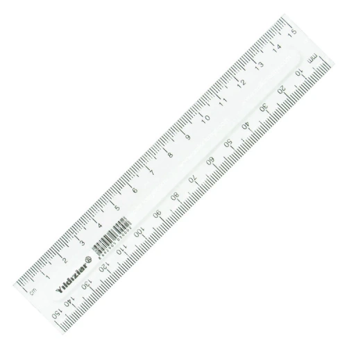 Beş Yıldızlar Standart Cetvel Plastik 15 CM 030
