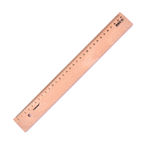 Beş Yıldızlar Tahta Cetvel 30 Cm 083