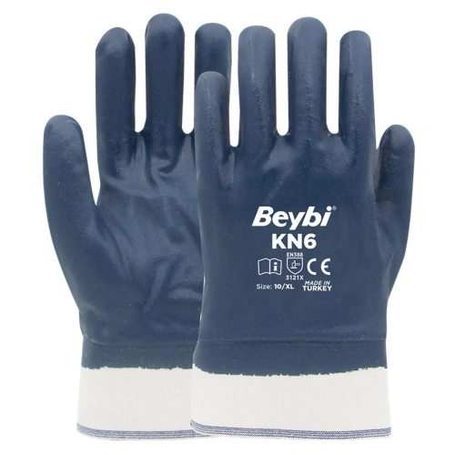 Beybi Kn6 10 Beden 12li Petrolcü Eldiveni (3121x) Şardonlu