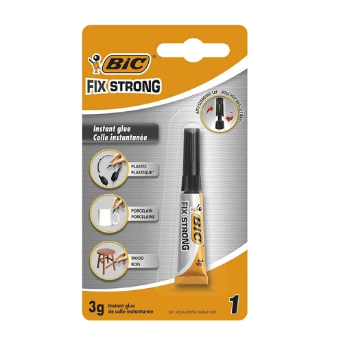 Bic Japon Yapıştırıcısı Fıx Strong Süper Güçlü 3 Gr 1 Li Blister
