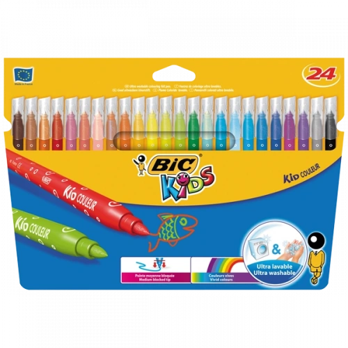 Bic Keçeli Boya Kalemi Kids Couleur 24 Renk 841800