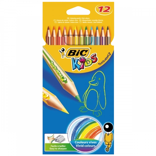 Bic Kuru Boya Tropicolors2 Tam Boy 12 Li 832566