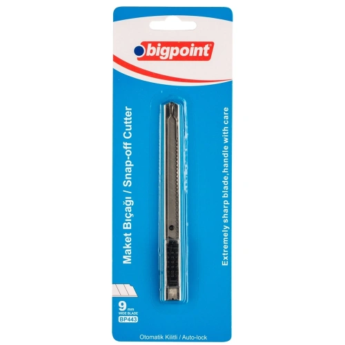 Bigpoint Maket Bıçağı Dar Metal Cep Tipi Bp443