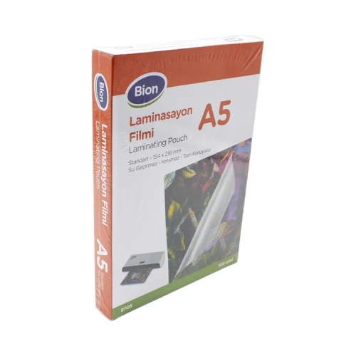 Bion A5 Laminasyon Filmi 125 Mic 100 Lü Paket