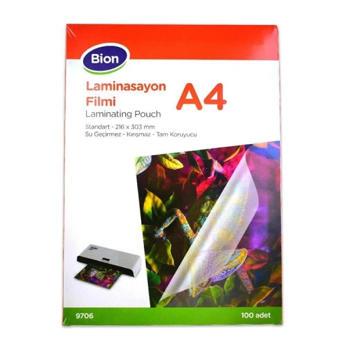 Bıon Lamınasyon Fılmı A4 125 Mıc 100 Lu