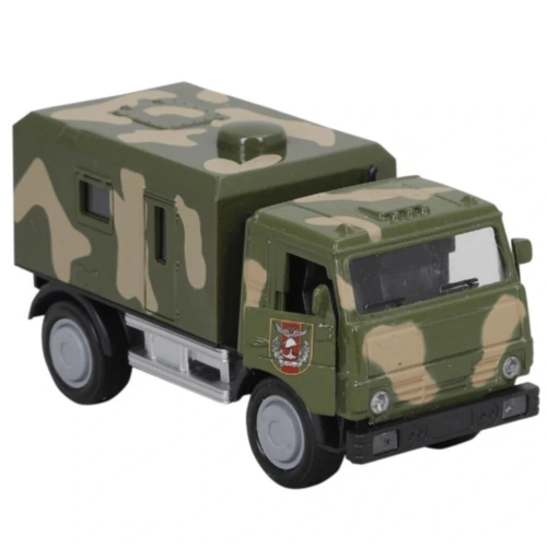 Birlik 1:36 Metal Çekbırak Işıklı Askeri&polis Kamyonları Fy5077p-12d