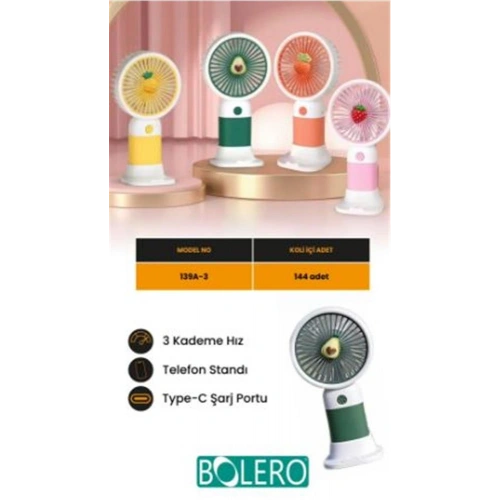 Bolero Mini Fan 139a-3 (spg387)