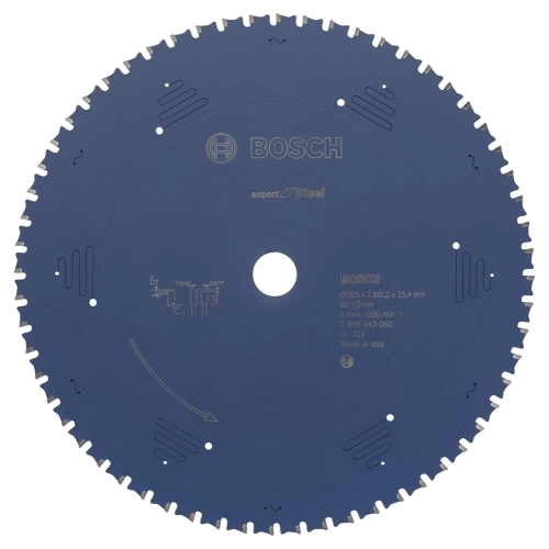 Bosch Expert Serisi Metal için Daire Testere Bıçağı 305*25,40 mm 60 Diş