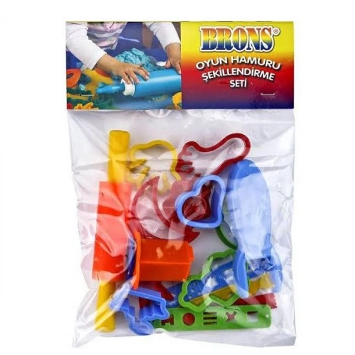 Brons Oyun Hamuru Kalıp Seti Küçük Şekiller Br-471