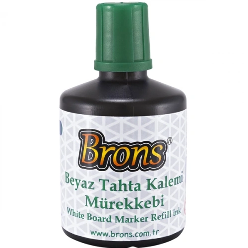Brons Tahta Kalem Mürekkebi 100 Cc Yeşil Br-355