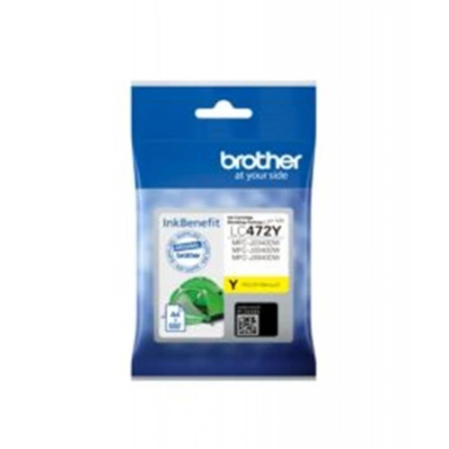 Brother Lc472y Yellow Sarı 550 Sayfa Kartuş Mfc-j2340-j3540-j3940