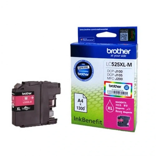 Brother Lc535xlm Magenta Kırmızı 1.300 Sayfa Kartuş Dcp-j105 Mfc-j200