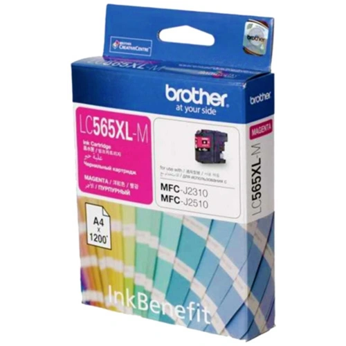 Brother Lc565xlm Magenta Kırmızı 1.200 Sayfa Kartuş Mfc-j3520-j3720