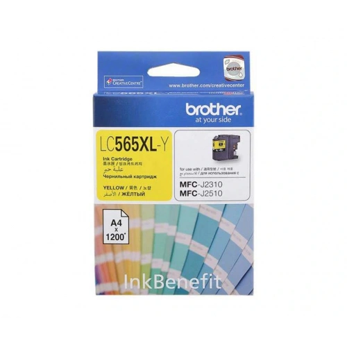 Brother Lc565xly Yellow Sarı 1.200 Sayfa Kartuş Mfc-j3520-j3720