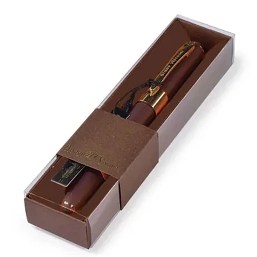 Bruno Visconti Tükenmez Kalem Monaco Mavi 0.5 MM Kahverengi Gövde