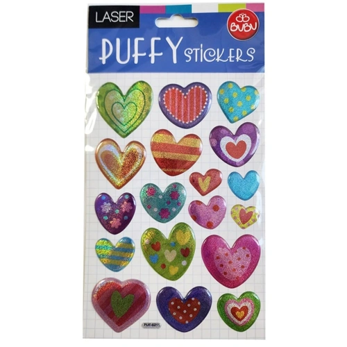 Bu-bu Damla Stickers Kalp 12,5x23,5 Bubu-puf-6211