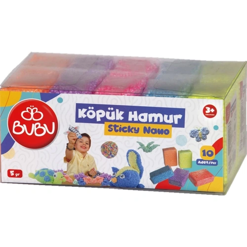 Bu-Bu Köpük Hamur 10x5gr.(Pvc) Bubu-Has002