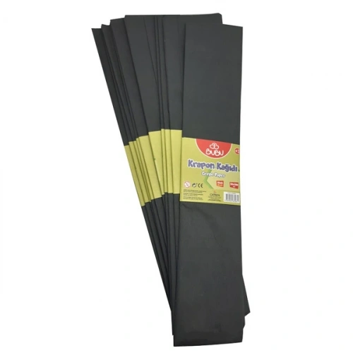 Bu-bu Krepon Kağıdı 10 Lu Siyah Bubu-kr0008