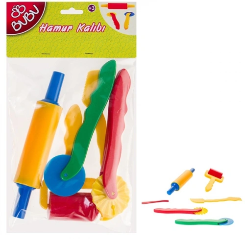 Bu-bu Oyun Hamuru Kalıbı 10 Parça Bubu00001