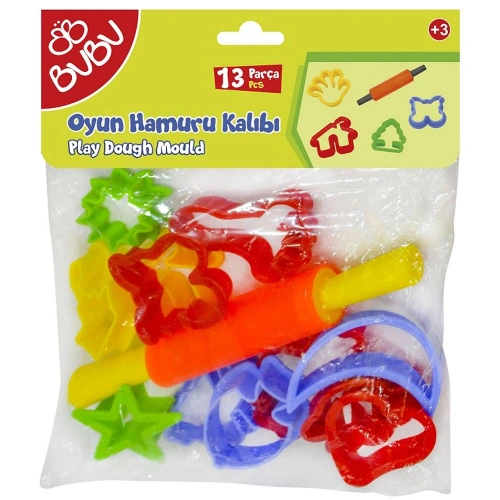 Bu-bu Oyun Hamuru Kalıbı Merdaneli 13 Parça Bubu-hk0011