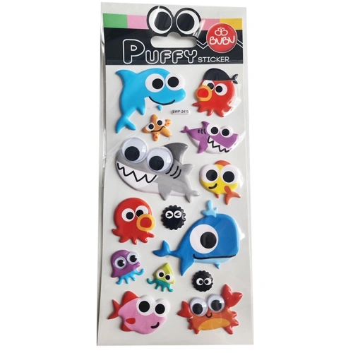 Bu-bu Puffy Stıck Oynar Gözlü Şaşkın Balıklar 9x21 Bubu-swp-2415
