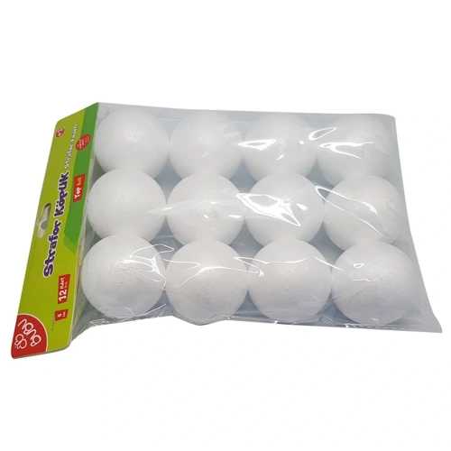 Bu-bu Strafor Köpük Top 6 Cm 12 Li Bubu-kp0004