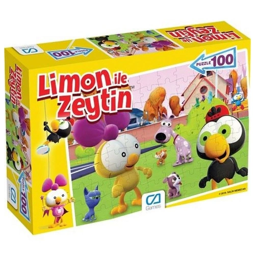Ca Games Puzzle 100 Parça Limon İle Zeytin 5084