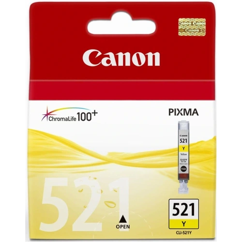 Canon Clı-521y Yellow Sarı Mürekkep Kartuş Mp260-540-550-560-620-630 Mx860-870