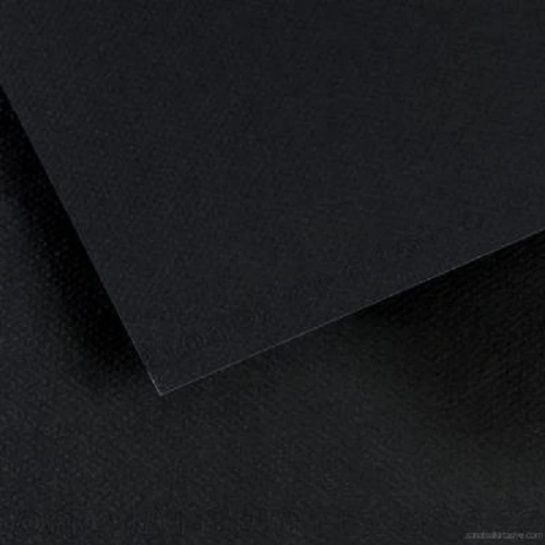 Canson Fon Kartonu (dokulu) Mı-teıntes 50x65 160 Gr 425 Black (siyah) 31036s123