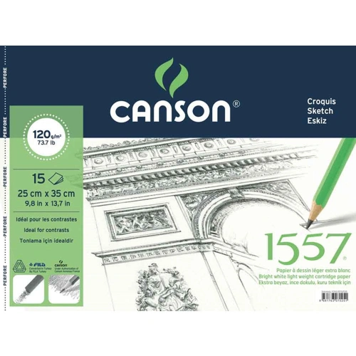 Canson Resim Ve Çizim Blok 120 Gr 25x35 15 Yp 1557