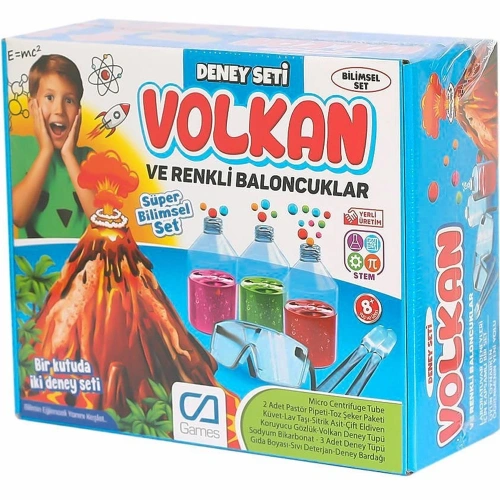 Capls Volkan Ve Baloncuklar Deney Seti 5217
