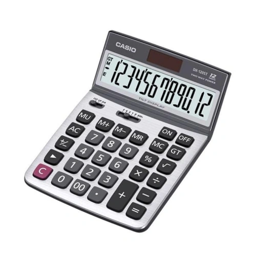 Casio Dx-120st 12 Hane Oynar Başlıklı Masa Üstü Hesap Makinesi