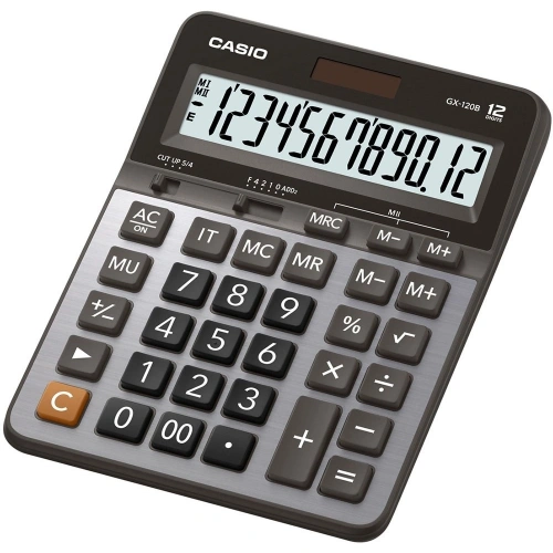 Casio Hesap Makinesi Masaüstü 12 Hane Gx-120b