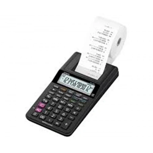 Casio Hr-8rc-bk 12 Hane Siyah Şeritli Hesap Makinesi