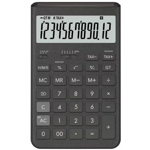 Casio JT-200T-GY 12 Hane Gri Masa Üstü Hesap Makinesi