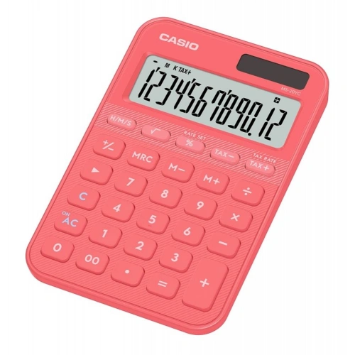 Casio Ms-20yc-cl 12 Hane Pembe Masa Üstü Hesap Makinesi