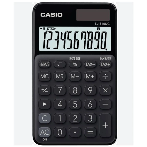 Casio Sl-310uc-bk Cep Tipi 10 Hane Siyah Hesap Makinesi