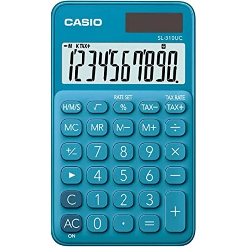 Casio Sl-310uc-bu Cep Tipi 10 Hane Mavi Hesap Makinesi