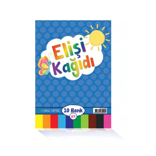 Çınar Elişi Kağıdı 10 Lu Karışık
