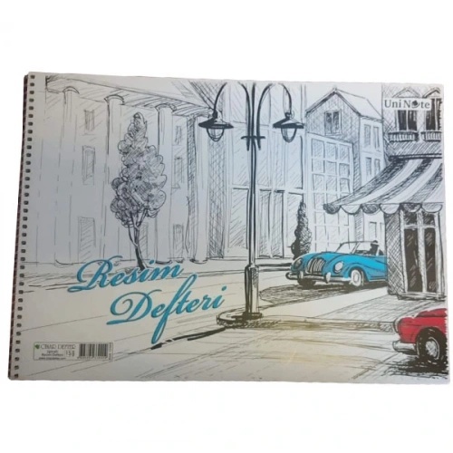 Çınar Resim Defteri Spiralli Karton Kapak 15 Yp 24x34 33000