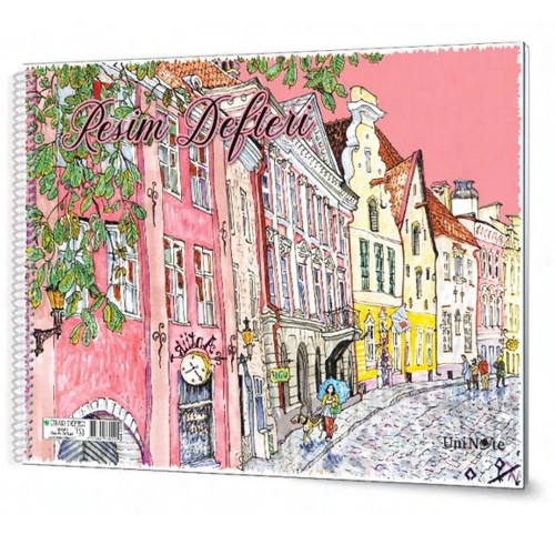 Çınar Resim Defteri Spiralli Plastik Kapak 33x48 25 Yp 33007