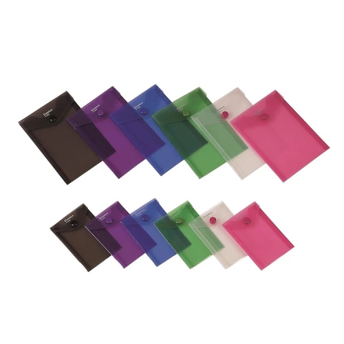 Comix Çıtçıtlı Dosya A6 Karışık Renk A1856