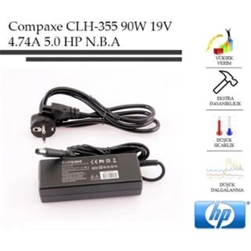 Compaxe Clh-355 90w 19v 4.74a 7.4-5.0 Hp Compaqe  Notebook Adaptörü