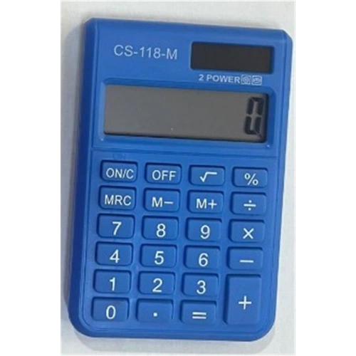 Csl Cs-118-m Mavi 8 Hane Cep Tipi Hesap Makinesi