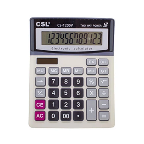 Csl Cs-1200v 12 Hane Masa Tipi Hesap Makinesi