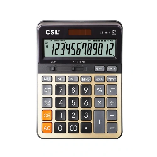 CSL CS-3813 12 Hane Masa Tipi Hesap Makinesi
