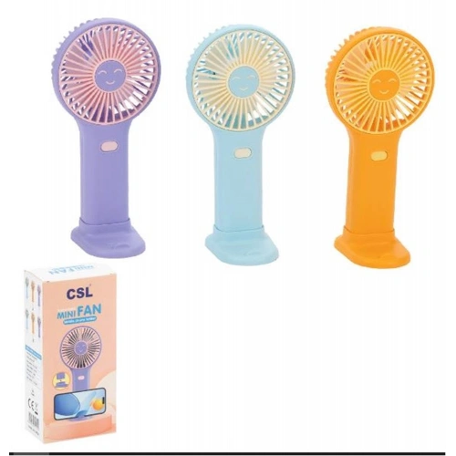 Csl Cs-39 Şarjlı Mini Fan Mor
